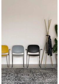 Стоманена стойка за връхни дрехи в златист цвят Darwin – White Label