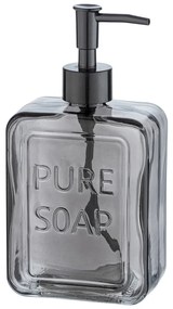 Дозатор за сапун от сиво стъкло Pure - Wenko