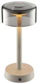 Brilliant - LED димируема акумулаторна настолна лампа с докосване RAZOR LED/2,5W/5V 2700K IP44 сива
