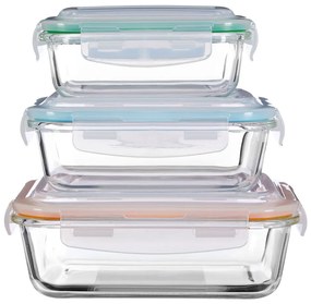 Стъклени и кутии за храна 3 бр Freska - Premier Housewares