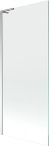 Mexen Next L еднокрилен параван за баня 80 x 150 см, прозрачен, хром