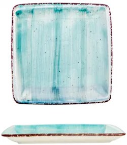 Gural Porselen - Turquoise Квадратна чиния 17x17cm. (NBNORD17X17DU50TM)
