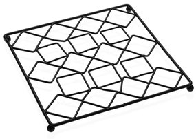 Подложка за маса Versa Черен Метал Стомана (20 x 1 x 20 cm)