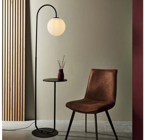 Endon 92424 - Подова лампа HALO 1xE14/7W/230V черна/бяла