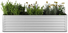 Blumfeldt High Grow Straight повдигната леха, 1440 литра, Ергономична, Устойчива на атмосферните условия, Отворена основа