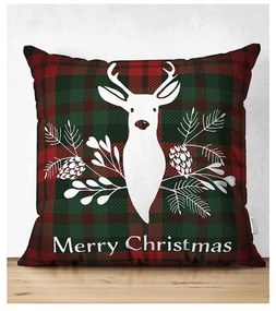 Комплект от 4 коледни калъфки за възглавници и покривка за маса Tartan Christmas - Minimalist Cushion Covers