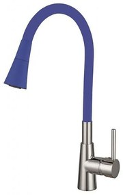 Смесител за кухня ICF 7108223 HAVANA BLUE, месингов, син, 22x38см