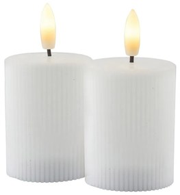 Бели светлинни декорации в комплект от 2 Smilla - Sirius