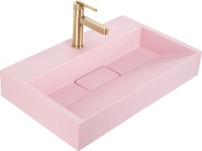 Умивалник МРАМОРЕН КОМПОЗИТ Rea GOYA PINK 50CM