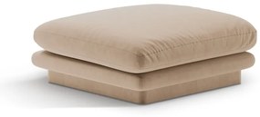 Бежова кадифена табуретка Torino – Micadoni