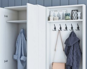 Портманто M5, цвят Бял