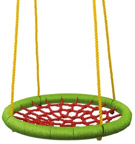 Woody - Кръгла люлка 83 см - зелена