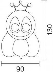 Night lamp little bee LED