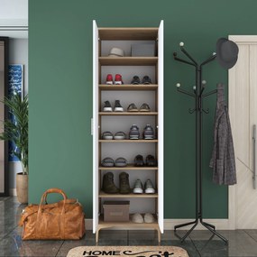 Портманто EA116, цвят Орех Бял