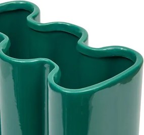 Ваза atmosphera Flow, Керамика, Зелен, 25 cm