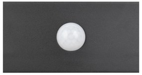 LED стенно външно осветително тяло със соларен панел (височина 6 cm) Bilbao – Trio