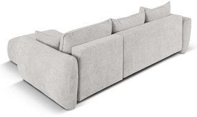 Светлосив ъглов диван (десен ъгъл) Matera - Cosmopolitan Design