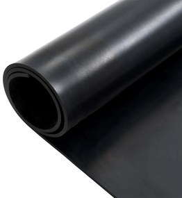 143963 vidaXL Гумена настилка против хлъзгане, 1,2x2 м, 8 мм, гладка