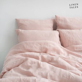 Светло розово спално бельо за двойно легло 200x200 cm - Linen Tales