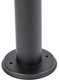 Интелигентна външна лампа черна 50 см IP44 с Wi-Fi ST64 - Gleam