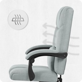 Ергономичен офис стол CABRO C505 до 150 кг сив