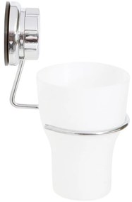 Метална чаша за четка за зъби в сребрист цвят Bestlock Bath - Compactor
