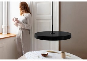 Черно LED затъмняващо се висящо осветително тяло с метален абажур ø 43 cm Asteria Plus Medium – UMAGE