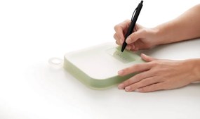 Плик за опаковане на сандвичи за многократна употреба Lekue 1010235, 17.5 x 2.5 см, -20°C / +100°C, Платинен силикон, Зелен