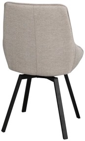 Бежов въртящ се стол Alison - Rowico