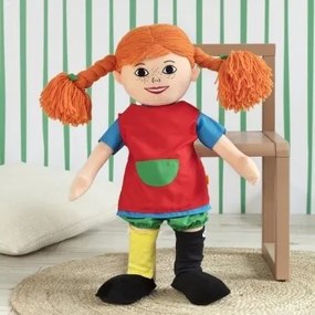 Мека кукла Пипи Дългото Чорапче, 60 см - Pippi