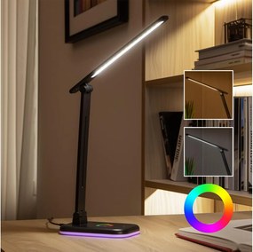 BRILAGI - LED RGBW димируема настолна лампа MODO LED/7W/5V 3000/4000/6500K черна