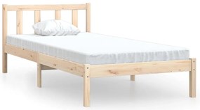 810067 vidaXL Рамка за легло, бор масив, 90х200 см