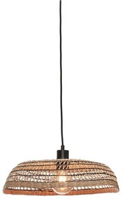 Висяща лампа с абажур от морска трева в черно-природен цвят ø 45 cm Pantanal - Good&amp;Mojo