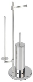 WENKO 22512100 - WC четка UNIVERSALO NEO 30x73 см, неръждаема стомана/сребрист цвят
