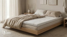 Топ матрак Sleepy, Antistress Silver7 см - РАЗОПАКОВАН, 160x200x7, Среден, Eластична пяна