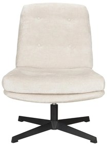 Кремаво въртящо се кресло Kai – White Label
