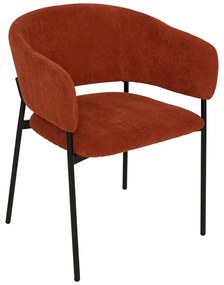 Трапезен стол с подлакътници atmosphera Solea, Корд - Амбър