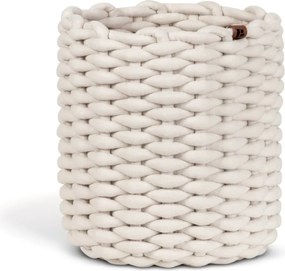 Текстилна кошница ø 25x25 cm Peach Skin Round M – Bigso