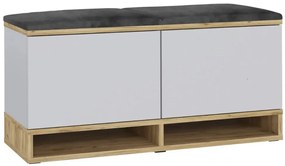 Закачалка за стена за коридора Бяло/ Craft/ Сиво