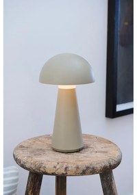 Сива LED настолна лампа с дистанционно управление (височина 28 cm) Sam – Sirius