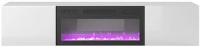 TV шкаф с вградена камина  LIVO RTV-180W K