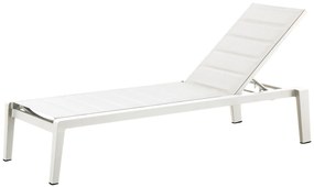 Шезлонг Emoti White Textilene sunlounger