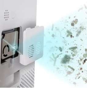 Пречиствател на въздуха с HEPA филтър H12, йонизация и Wi-Fi - 370 m³/h, 80 m²