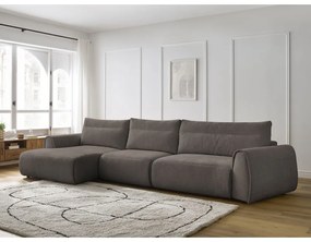 Кафяв ъглов диван Aden – Bobochic Paris