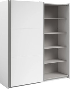 Гардероб Lynch с плъзгащи врати-Бял - Дължина: 180 см