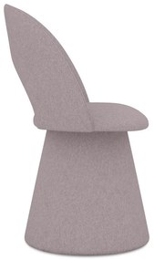 Тапициран трапезен стол в цвят лавандула Kalo – Makamii