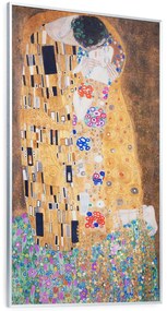 Klarstein Wonderwall Air Art Kuss, инфрачервен отоплител, 101 x 60 см, 600 W, инсталиране на стена, дистанционно управление
