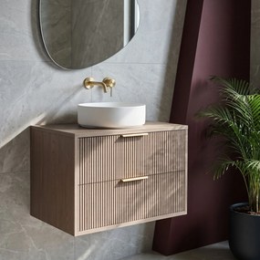 Шкаф за мивка Rea Mono 60cm Grey Oak