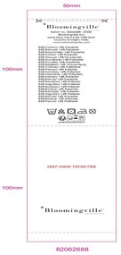 Синьо одеяло 130x160 cm Nevine – Bloomingville