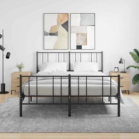 827315 vidaXL Нощни шкафчета 2 бр дъб сонома 40x35x47,5 см инженерно дърво